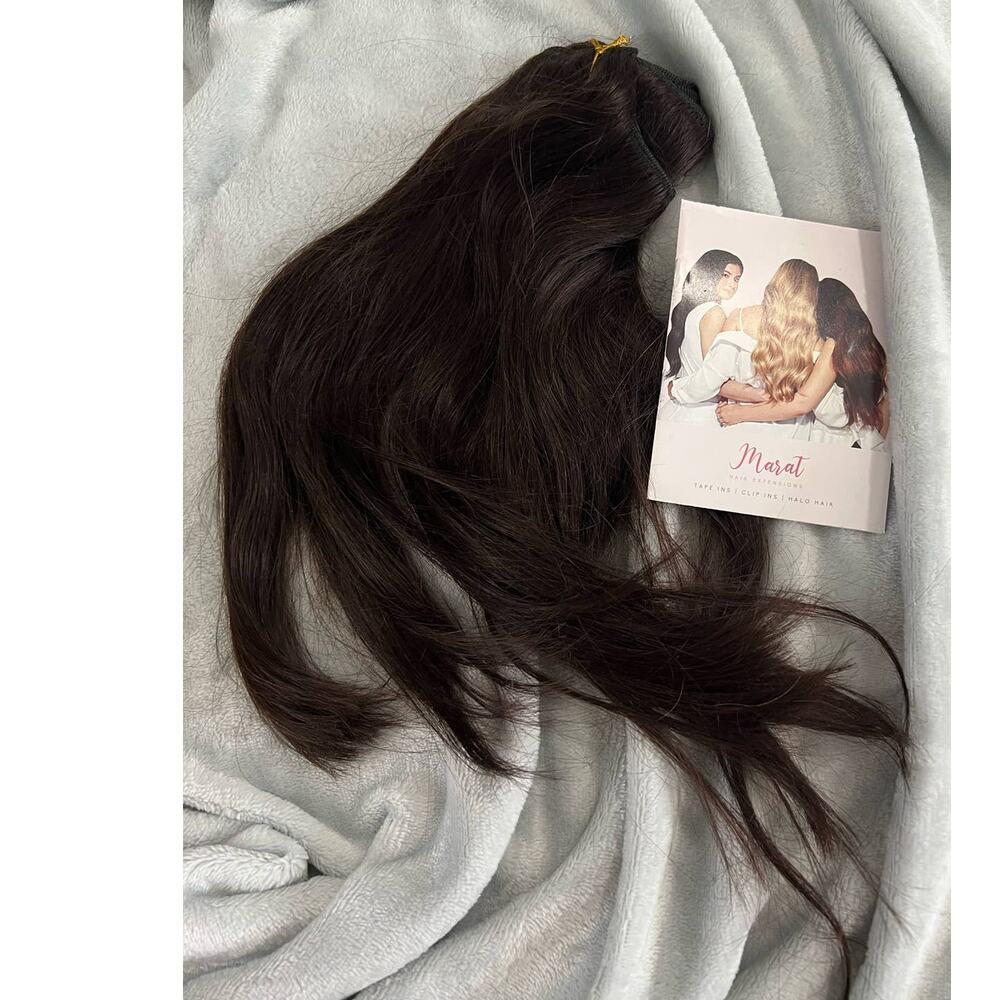 Marat Hair Extensions, Dark Brown, 14in